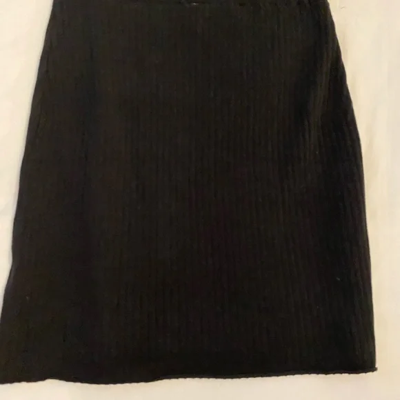 FREE PEOPLE FAUX WRAP RIBBED SKIRT - Picture 9 of 9